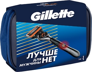 Изображение товара Подарочный набор Gillette Fusion ProGlide Power Бритва + Сумка для косметики