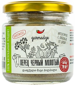 Изображение товара Перец Gurmadze черный молотый 80г