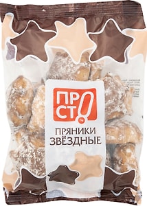 Изображение товара Пряники ПРОСТО Звездные заварные 500г