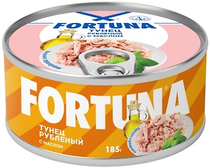 Изображение товара Тунец Fortuna рубленый с маслом 185г