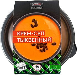 Изображение товара Крем-суп Фросток Тыквенный замороженный 300г