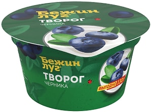 Изображение товара Творог Бежин Луг Черника 4.2% 130г