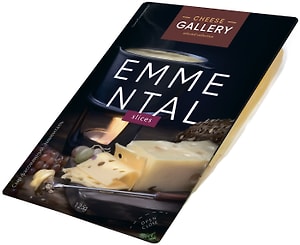 Изображение товара Сыр Cheese Gallery Эмменталь 45% нарезка 125г