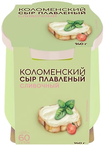 Изображение товара Сыр плавленый Коломенский Сливочный 50% 140г