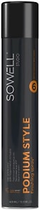 Изображение товара Лак для волос Sowell Podium style для подиумной укладки сверхсильной фиксации 400мл