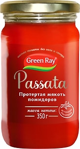 Изображение товара Пюре GREEN RAY Passata томатное 350г