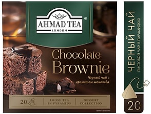 Изображение товара Чай черный Ahmad Tea Шоколадный брауни 20*1.8г