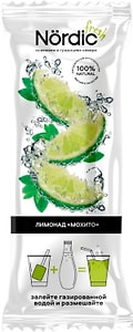 Изображение товара Основа для приготовления напитка Nordic Fresh Мохито фруктово-ягодная 52.5г