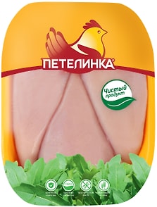 Изображение товара Филе грудки Петелинка из мяса цыплят-бройлеров 0.6-0.9кг