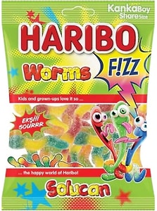 Изображение товара Мармелад Haribo жевательный кислый Червячки 70г