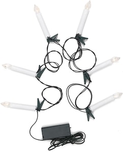 Изображение товара Электрогирлянда новогодняя Magic Time Волшебство Теплое свечение светодиодная 6 ламп 1.5м