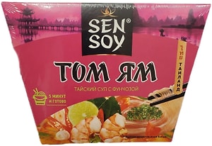 Изображение товара Суп Sen Soy тайский с фунчозой Том ям 125г