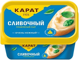 Изображение товара Сыр плавленый Карат Сливочный 45% 400г