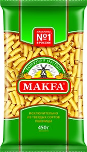 Изображение товара Макароны Makfa Рожки 450г