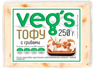 Изображение товара Тофу Vegs с грибами 250г