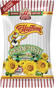 Изображение товара Семечки От Мартина Белые соленые 100г
