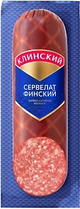 Изображение товара Колбаса Клинский Сервелат финский варенокопченая 290г
