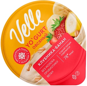 Изображение товара Продукт овсяный Velle Клубника-Банан 130г