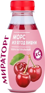 Изображение товара Морс Мираторг вишневый 370мл