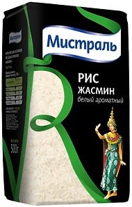 Изображение товара Рис Мистраль Жасмин белый ароматный 500г