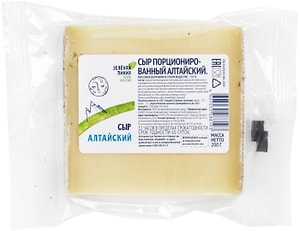 Изображение товара Сыр Зеленая линия Алтайский полутвердый 50% 200г