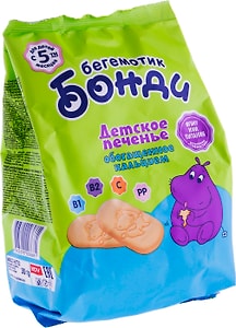 Изображение товара Печенье Бонди Бегемотик Детское обогащенное кальцием 180г