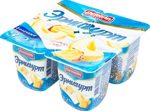 Изображение товара Продукт йогуртный Эрмигурт Ананас-дыня 3.2% 4шт*100г