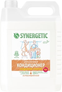 Изображение товара Кондиционер для белья Synergetic Миндальное молочко 5л