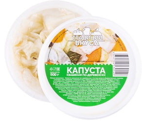 Изображение товара Капуста Традиции Вкуса квашеная по-деревенски 500г