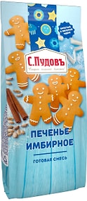 Изображение товара Смесь для выпечки С.Пудовъ Имбирное печенье 400г