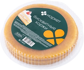 Изображение товара Коржи для торта Маркет бисквитные 400г