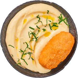 Изображение товара Котлета по-киевски Перекресток Select с картофельным пюре 280г