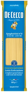 Изображение товара Макаронные изделия De Cecco Спагеттини №11 500г