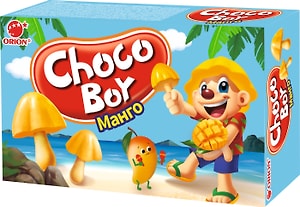 Изображение товара Печенье Orion Сhoco Boy Mango Манго 45г
