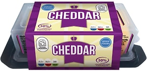 Изображение товара Сыр Cheese box полутвердый Чеддер полутвердый 50% 200г