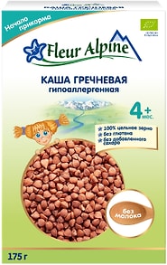 Изображение товара Каша Fleur Alpine Гречневая безмолочная гипоаллергенная с 4 месяцев 175г