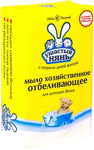 Изображение товара Мыло хозяйственное Ушастый нянь Отбеливающее 180г