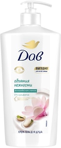 Изображение товара Крем-гель для душа Дав увлажняющий для всей семьи фисташковый крем и магнолия 610мл