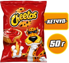 Изображение товара Снеки кукурузные Cheetos Кетчуп 50г