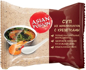Изображение товара Суп Asian Fusion из морепродуктов с креветками 12г