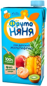 Изображение товара Сок ФрутоНяня Мультифрукт с 3 лет 500мл