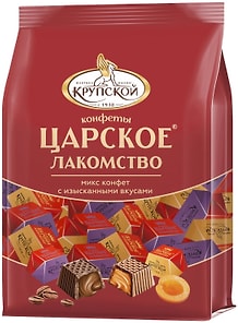 Изображение товара Конфеты Фабрика имени Крупской шоколадные Царское лакомство 210г