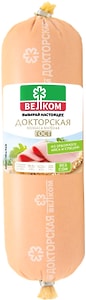 Изображение товара Колбаса Велком Докторская вареная 0.2-0.4кг