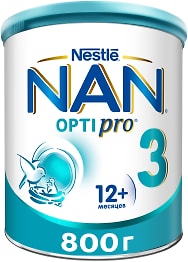 Изображение товара Смесь NAN 3 OPTIPRO молочная 800г