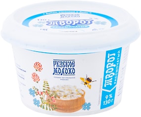 Изображение товара Творог Рузское молоко рассыпчатый 9% 130г