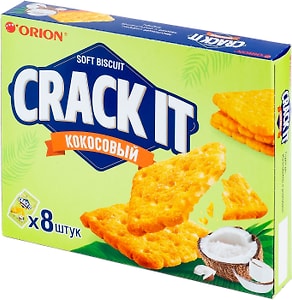Изображение товара Печенье Orion Crack It Coconut затяжное 144г