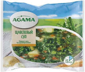 Изображение товара Смесь овощная Agama Щавелевый суп 400г