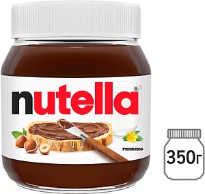 Изображение товара Паста Nutella ореховая с добавлением какао 350г в ассортименте