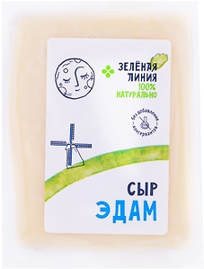 Изображение товара Сыр Зеленая линия Эдам полутвердый 45% 0.2-0.3кг