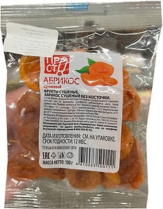 Изображение товара Абрикос ПРОСТО сушеный 100г
